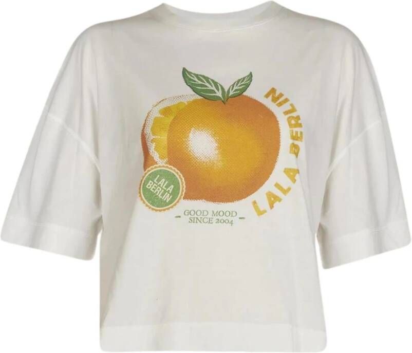 Lala Berlin Crea t-shirt Wit Dames