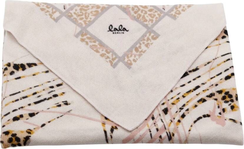 Lala Berlin Leo Luxe Sjaal Beige Dames