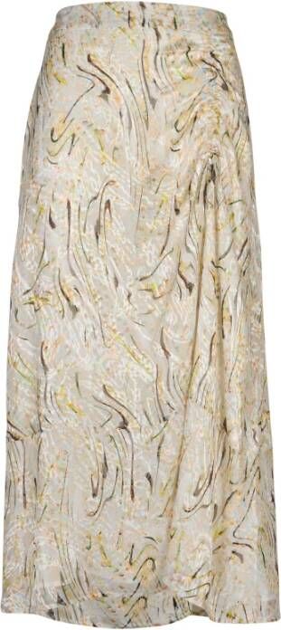 Lala Berlin Midi Skirt Beige Dames