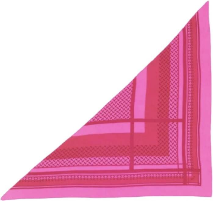 Lala Berlin Rosa Trinity Double Heritage Sjaal Pink Dames
