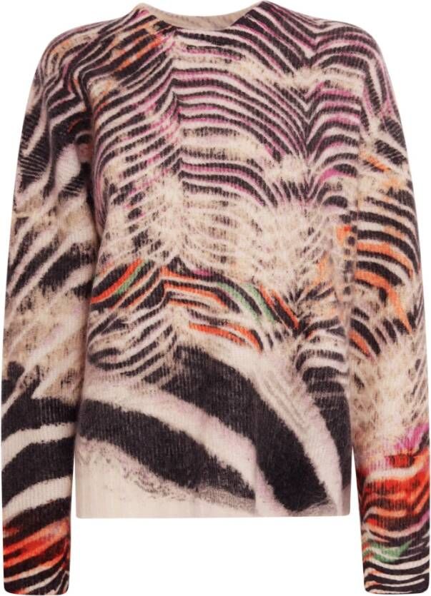 Lala Berlin Trendy Zebra Mohair Sweater Multicolor Dames