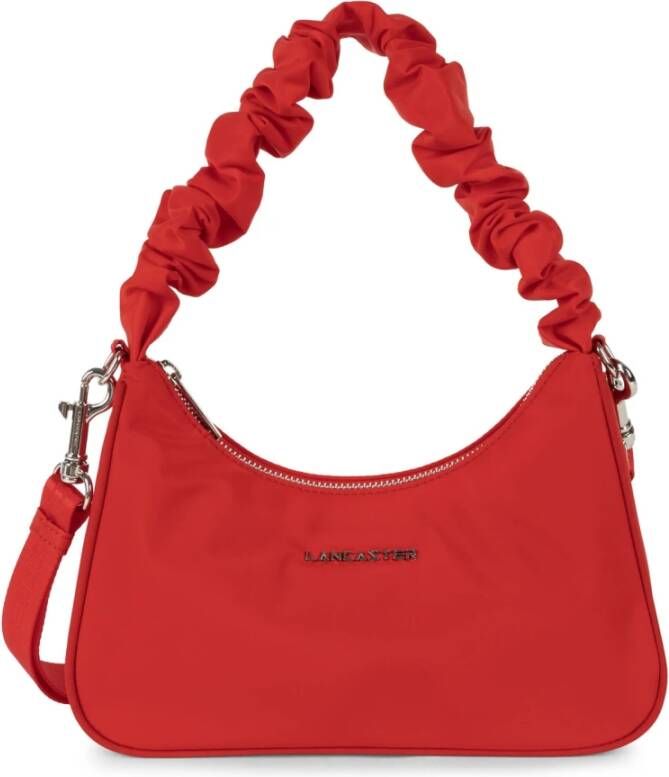 LANCASTER Schoudertas Tas in baguettemodel Chouchou met textielen schouderriemen