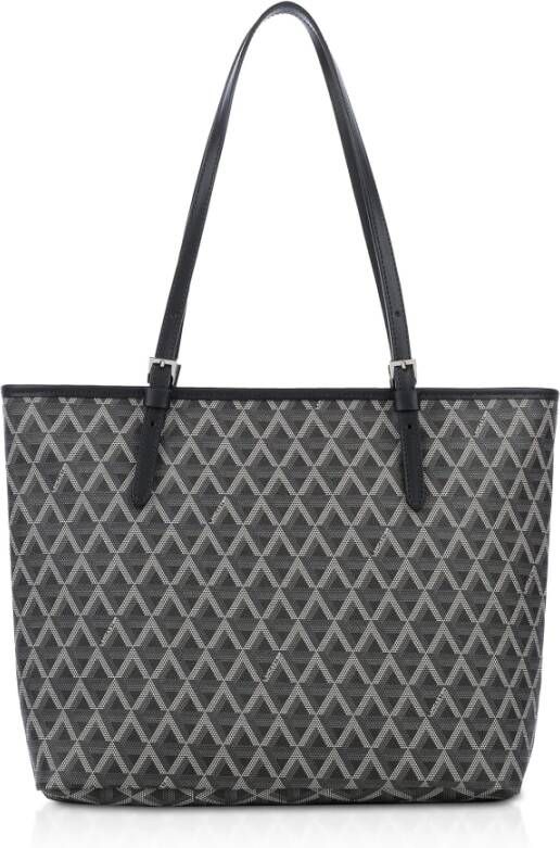 Lancaster Tas sac cabas Ikon Zwart Dames