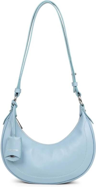 Lancaster Urban Chic Leren Hobo Tas Blauw Dames