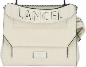 Lancel Witte leren Crossbody tas Ninon White Dames