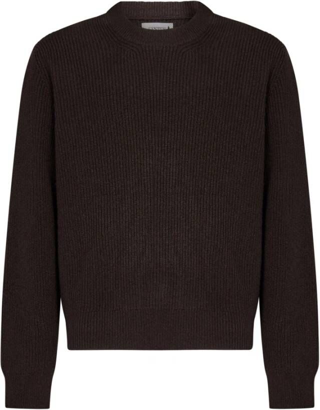 Laneus Bruine Sweatshirts voor Heren Aw23 Bruin Heren