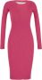 Laneus Knitted Dresses Roze Dames - Thumbnail 1