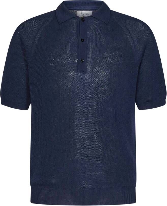 Laneus Polo Shirt Blauw Heren