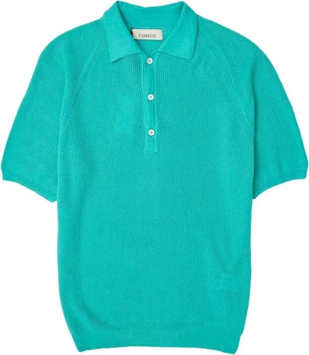 Laneus Polo Shirt Blauw Heren