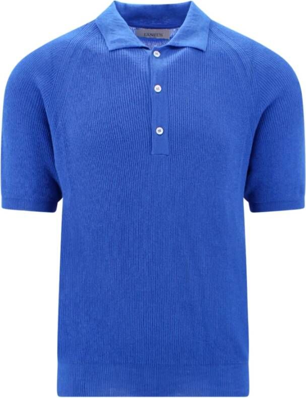 Laneus Polo Shirts Blauw Heren