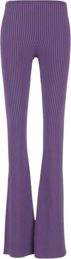 Laneus Slim-fit Trousers Purple Dames