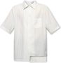 Lanvin Katoenen gestreept overhemd met asymmetrische zoom White Heren - Thumbnail 1