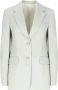 Lanvin Lichtgroene Single-Breasted Wollen Blazer Green Dames - Thumbnail 1