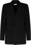 Lanvin Dubbelrijige wollen jas voor heren Black Heren - Thumbnail 1