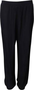 Lanvin Elastic Waist Trousers in Polyester Blauw Dames
