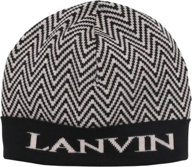 Lanvin Hoed Zwart Heren