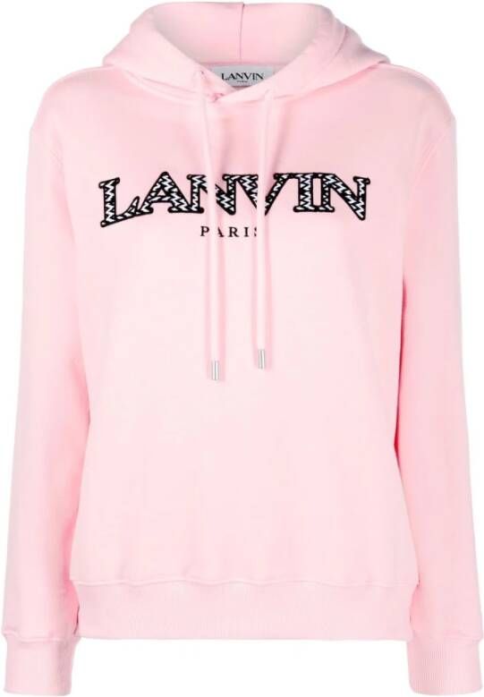 Lanvin Lichtroze Katoenen Trui Roze Dames