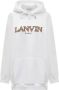 Lanvin Witte katoenen sweatshirt Wit Dames - Thumbnail 1
