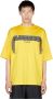 Lanvin Katoenen Crewneck Logo T-Shirt Yellow Heren - Thumbnail 1