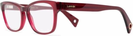Lanvin Rode Acetaatframebril voor vrouwen Red Dames