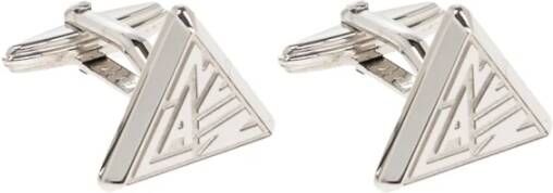 Lanvin Manchetlinks stropd clips Grijs Heren