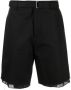Lanvin Op maat gemaakte zwarte shorts voor mannen Zwart Heren - Thumbnail 1