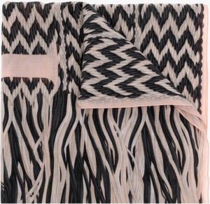 Lanvin Patterned scarf Beige Dames