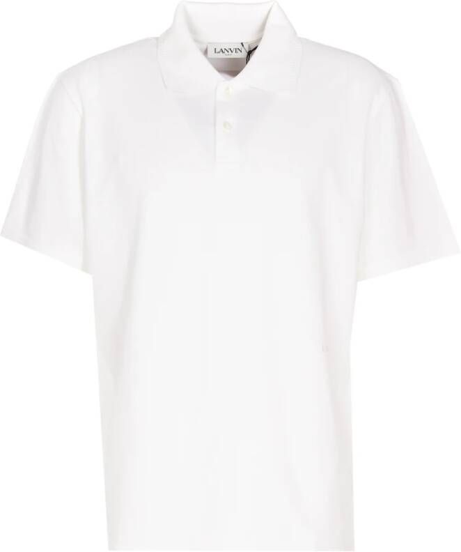 Lanvin Poloshirt Wit Heren