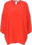 Lanvin Poppy Red Ronde Hals Blouses Rood Dames - Thumbnail 1