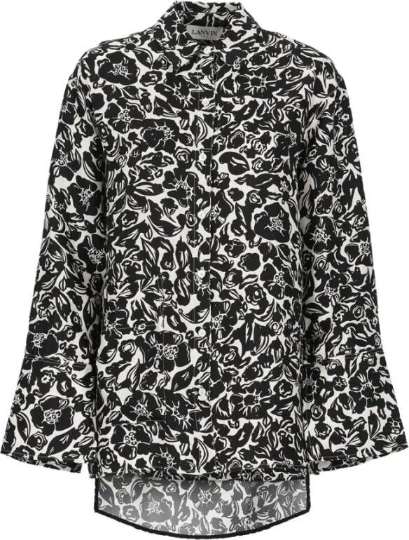 Lanvin Shirts Zwart Dames