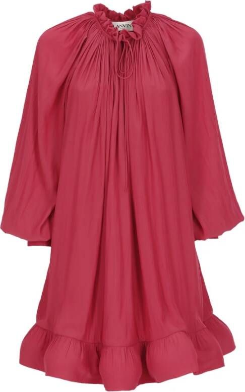 Lanvin Short Dresses Roze Dames