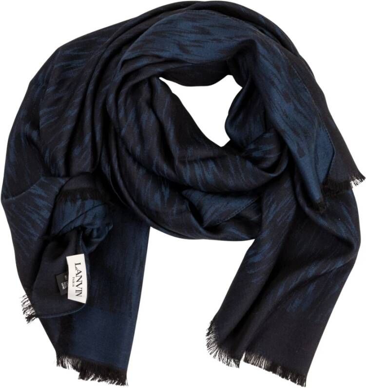 Lanvin sjaal Blauw Dames