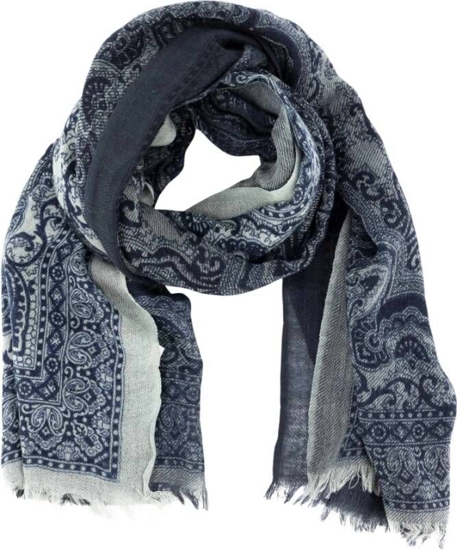 Lanvin sjaal Blauw Unisex