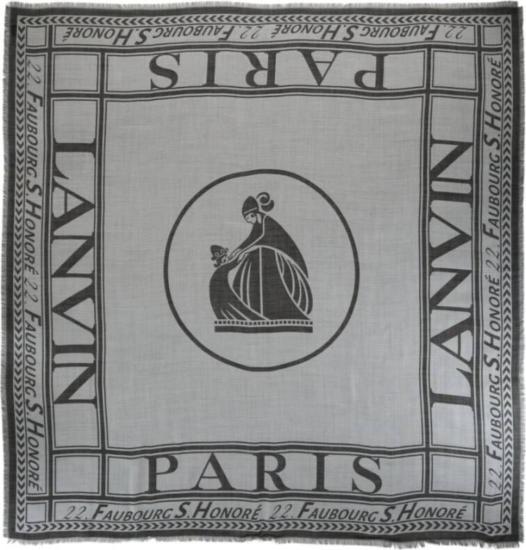 Lanvin Sjaal Grijs Dames
