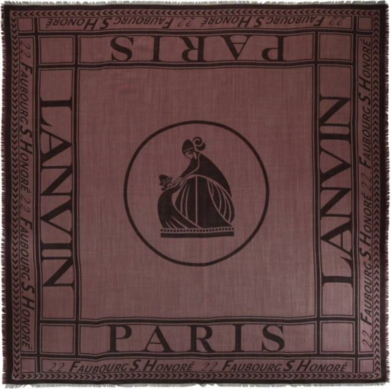 Lanvin Sjaal Rood Dames