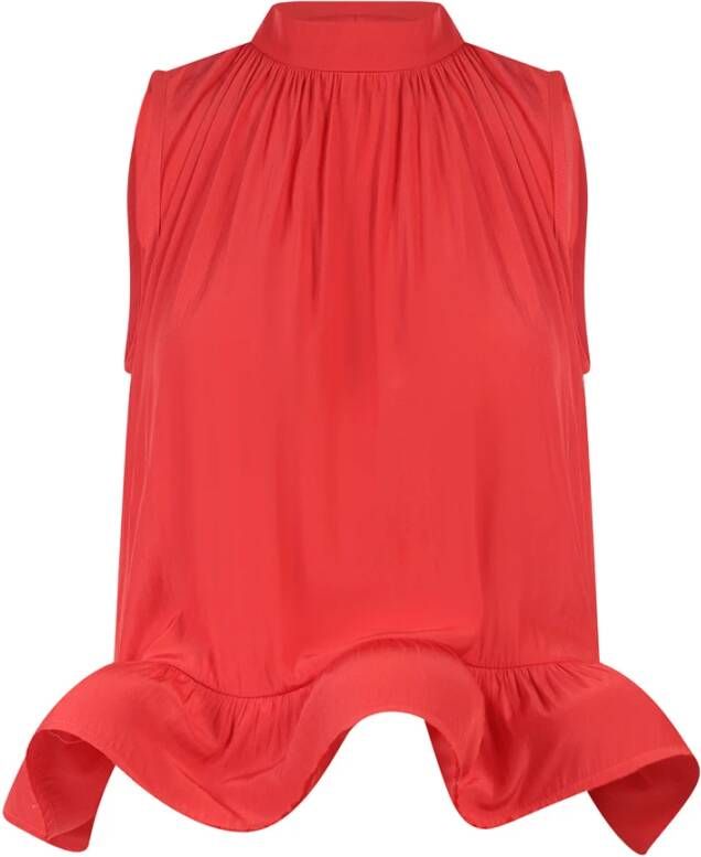 Lanvin Elegante Mouwloze Top Roze Dames