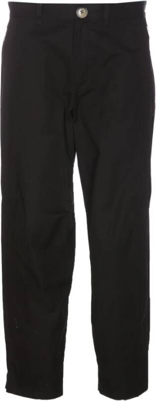 Lanvin Straight Trousers Zwart Heren