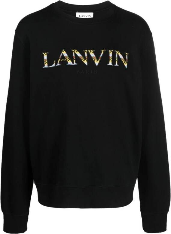 Lanvin Sweatshirts Black Heren