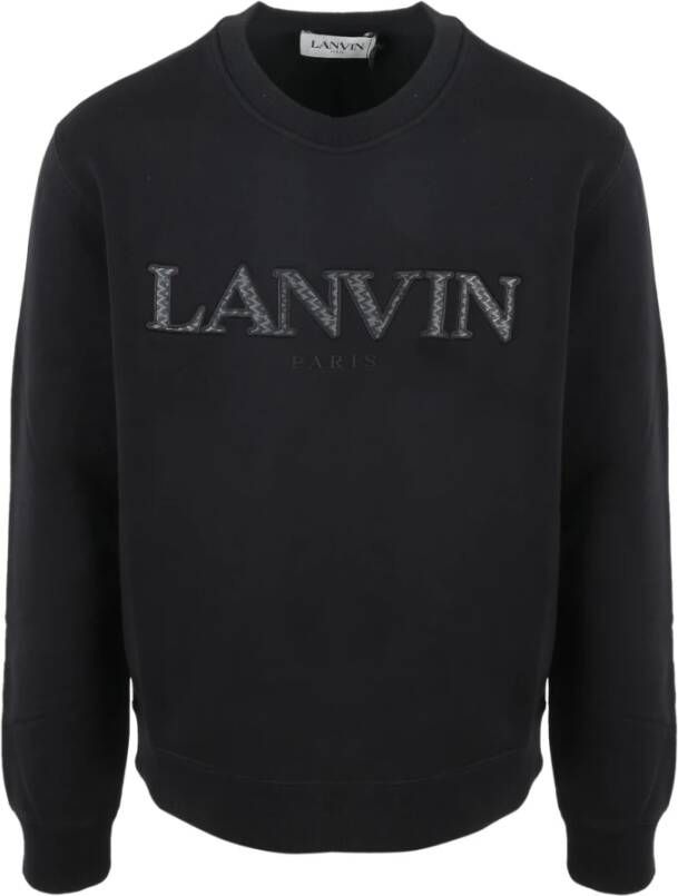 Lanvin Sweatshirts & Hoodies Zwart Heren