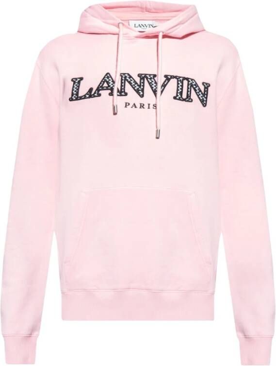 Lanvin Sweatshirts Hoodies Roze Heren