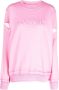 Lanvin Geborduurde Paris Sweater Pink Dames - Thumbnail 4