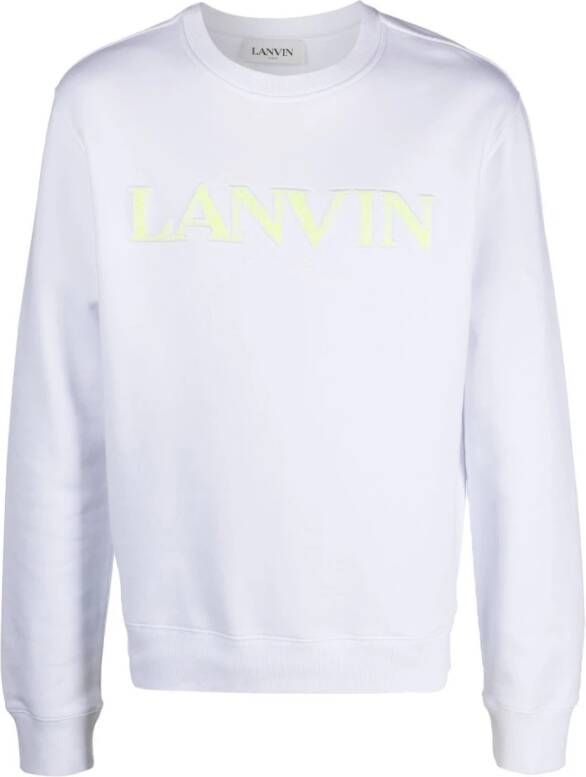 Lanvin Sweatshirts Wit Heren