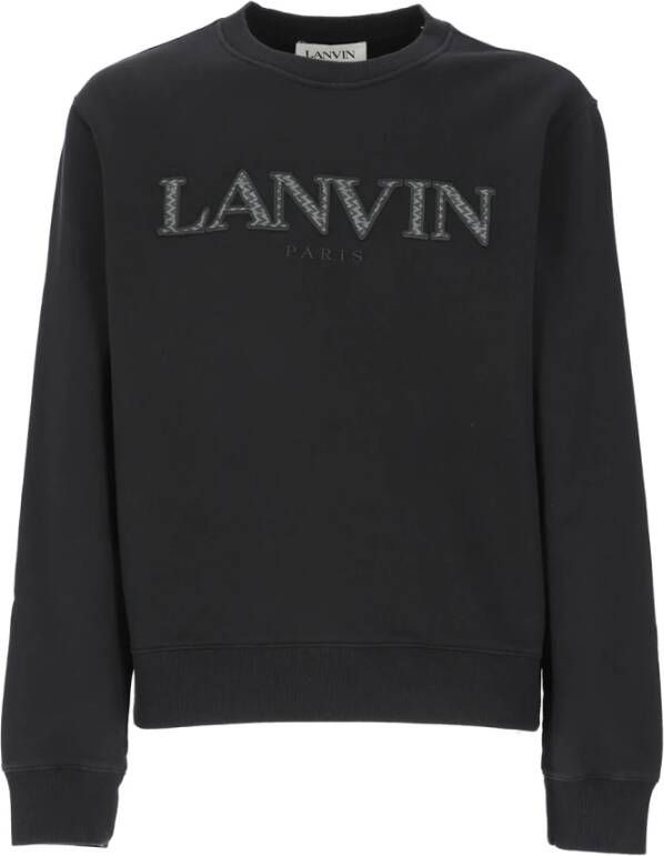 Lanvin Sweatshirts Zwart Heren