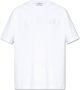 Lanvin T-shirt met logo White Heren - Thumbnail 1