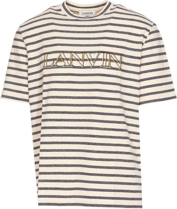 Lanvin T-Shirts Beige Heren