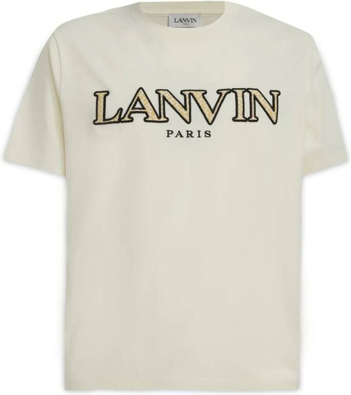 Lanvin Klassiek T-Shirt White Heren