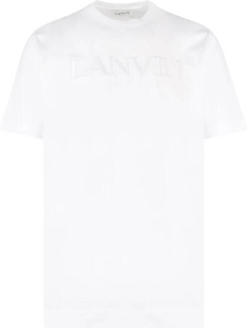 Lanvin T-Shirts Wit Heren
