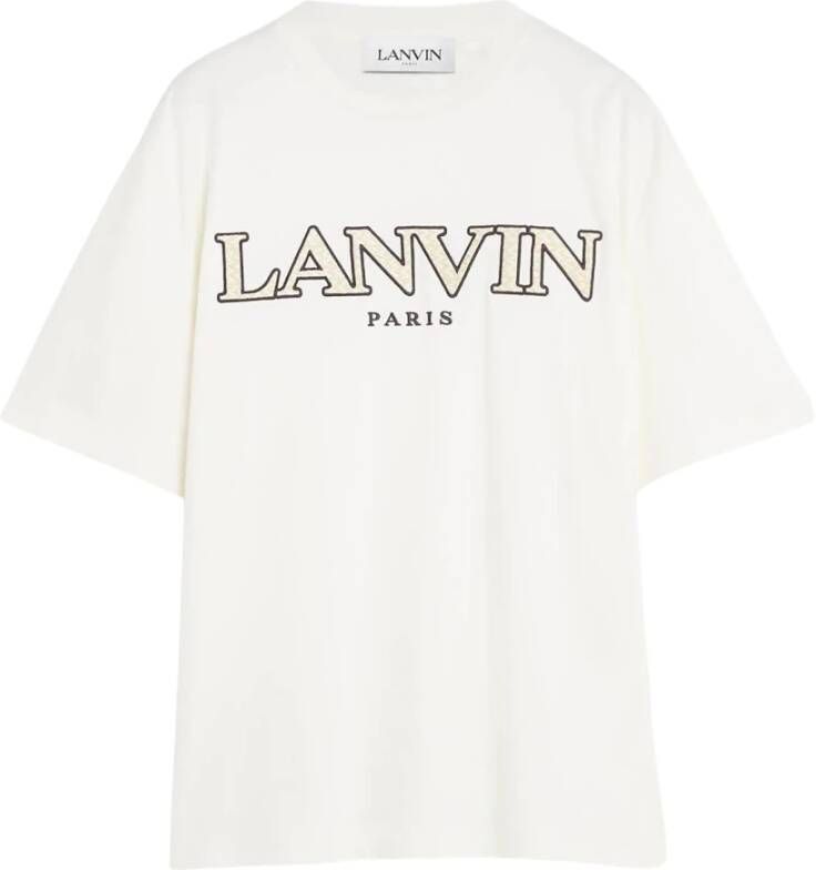 Lanvin T-Shirts Wit Heren