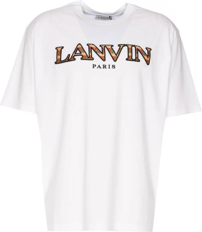 Lanvin T-Shirts Wit Heren