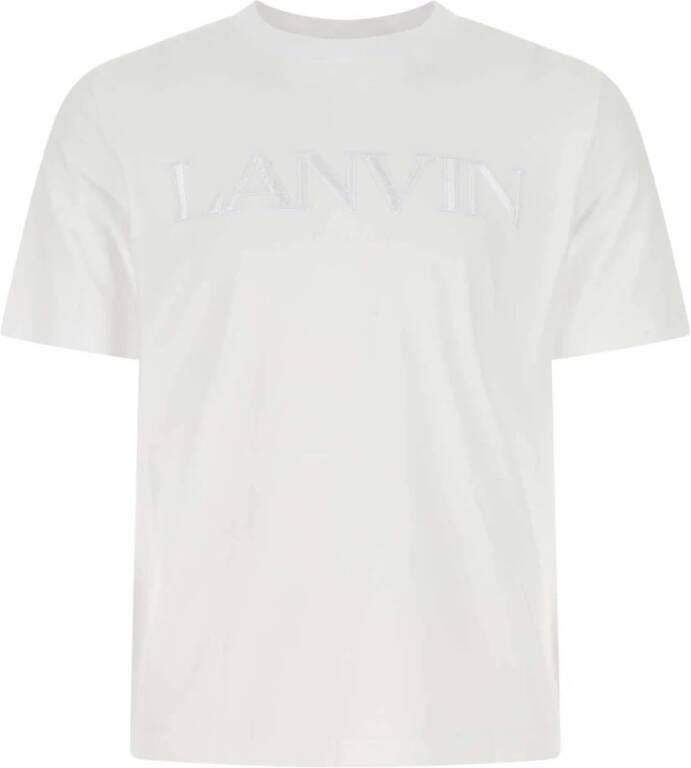 Lanvin T-Shirts Wit Heren